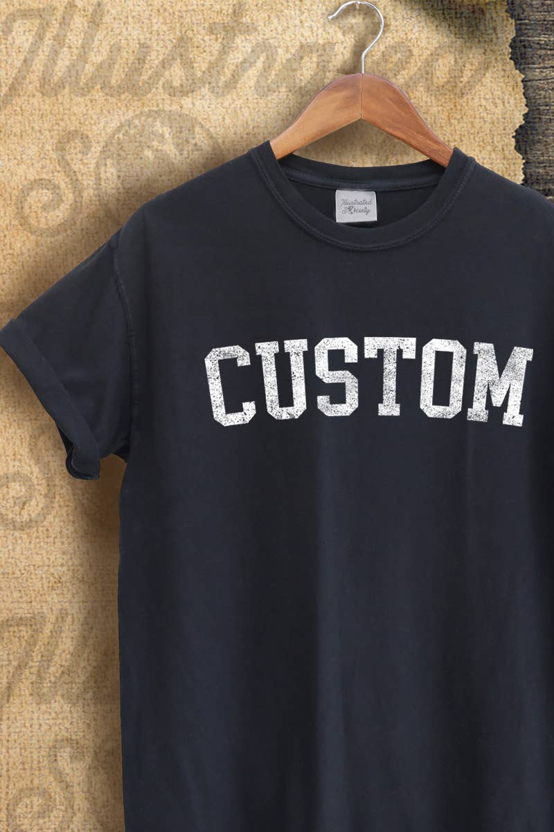 Illustrated Society - Wholesale Screen Printed T-Shirt - Women's - CUSTOM VINTAGE GRAPHIC TEE3