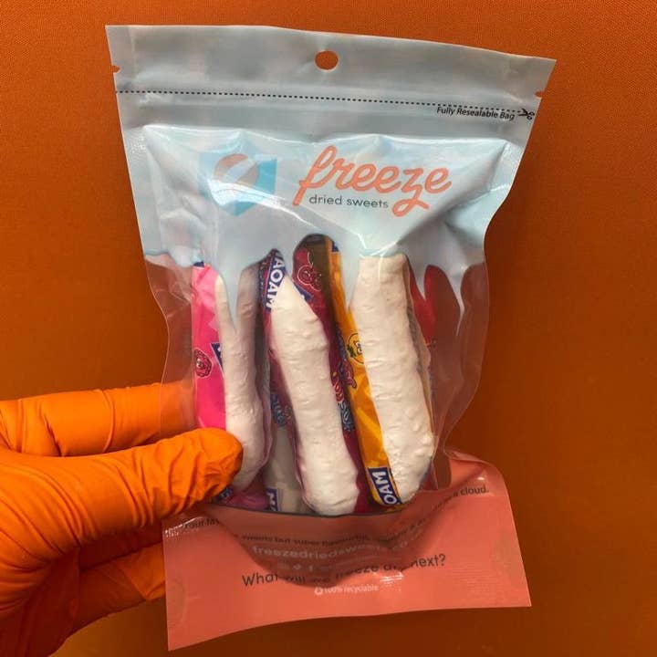 Freeze Dried Sweets - Vendita all'ingrosso Caramelle dure - Maoam Joystix - Dolci liofilizzati - Senza glutine e latticini