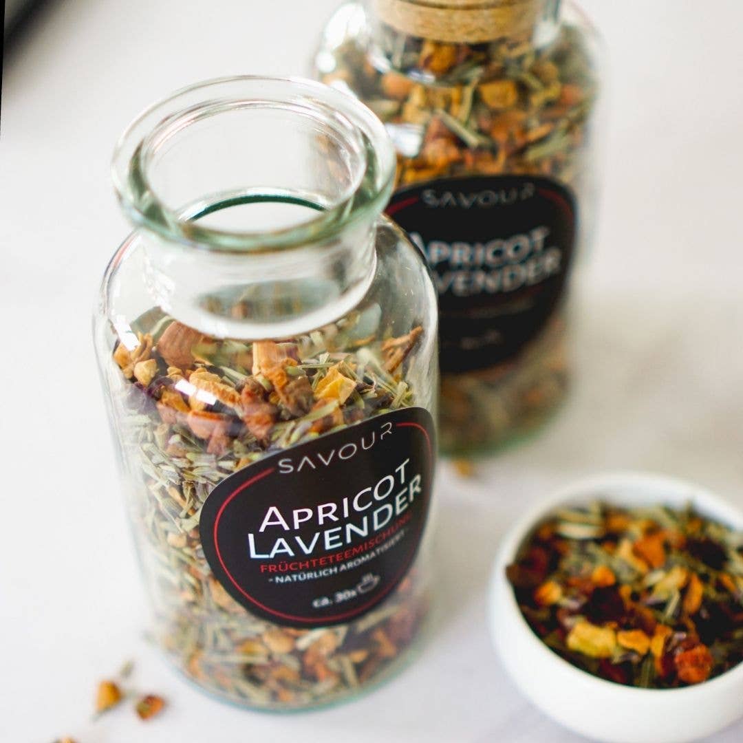 SAVOUR - Vente Thé en vrac - Mélange de thé aux fruits Abricot Lavande2