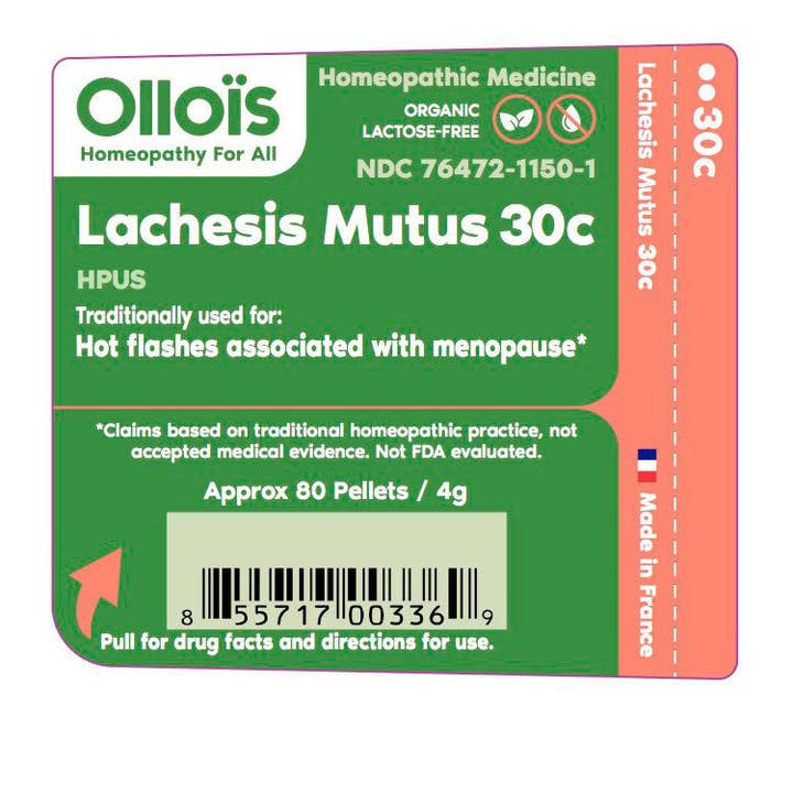 Ollois - Wholesale Oral Supplement/Vitamin - Olloïs Lachesis Mutus 30C Lactose Free Organic, 80 Pellets1