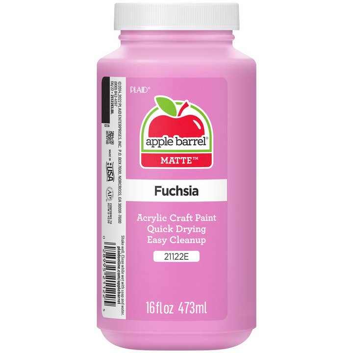 Plaid Crafts - Wholesale Acrylic Paint - Apple Barrel ® Matte Acrylic Paint - 8 oz, 16 oz59