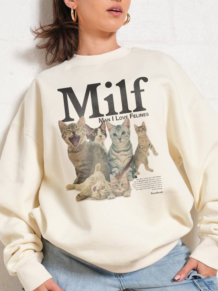 Man I Love Felines Jumper for wholesale by Threadheads