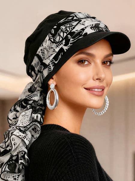 Elegance Ruffle Headband Sash set 1 (5pc set) for wholesale by Turban Plus