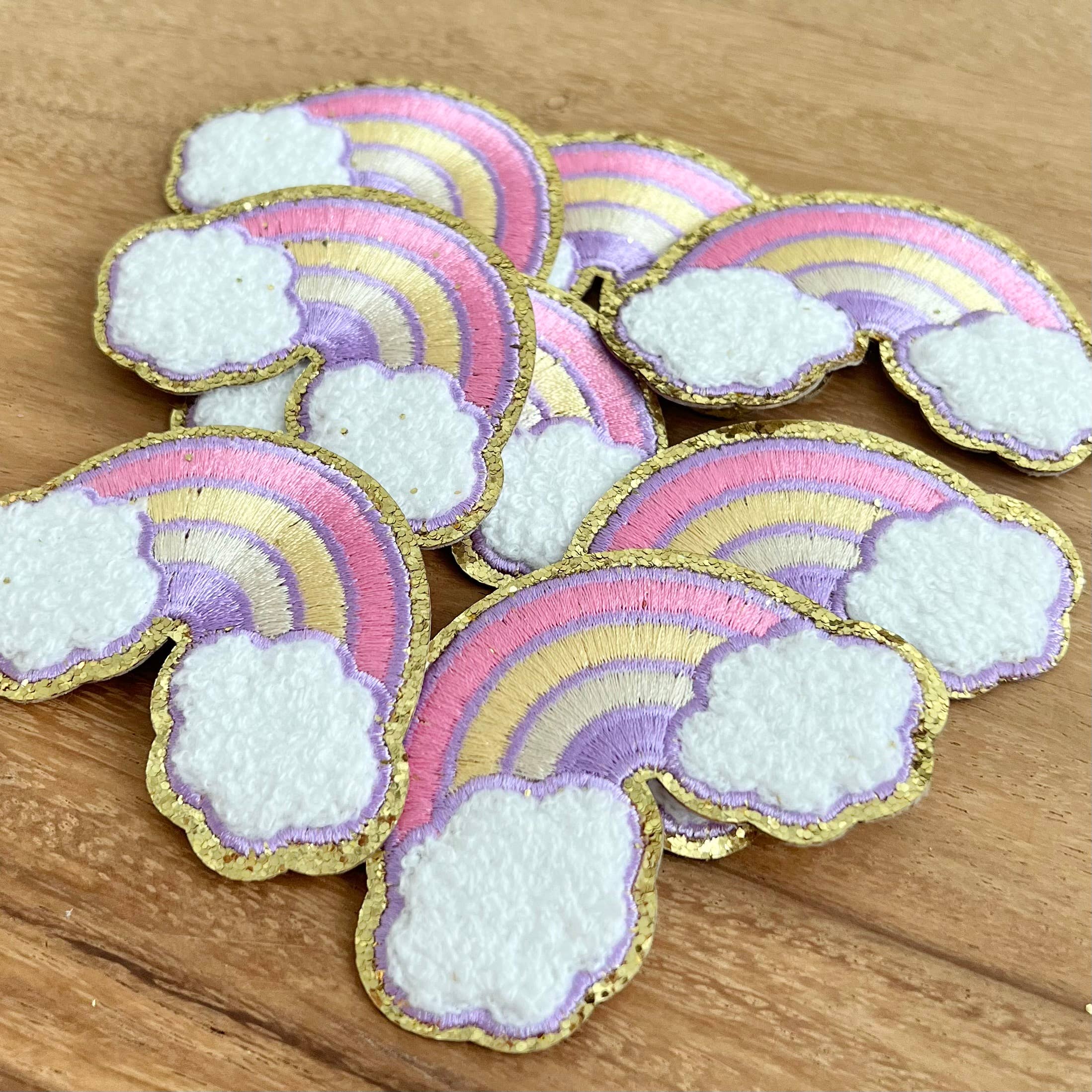 Palmy Pineapple - Wholesale Patch - Chenille Rainbow Patch | Self Adhesive3