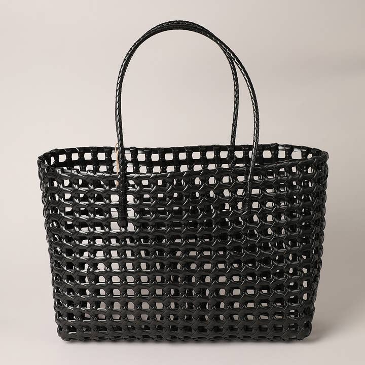 Fashion City – Engroshandel Tote bag - Dame – Sommer genanvendt plastvævet mulepose