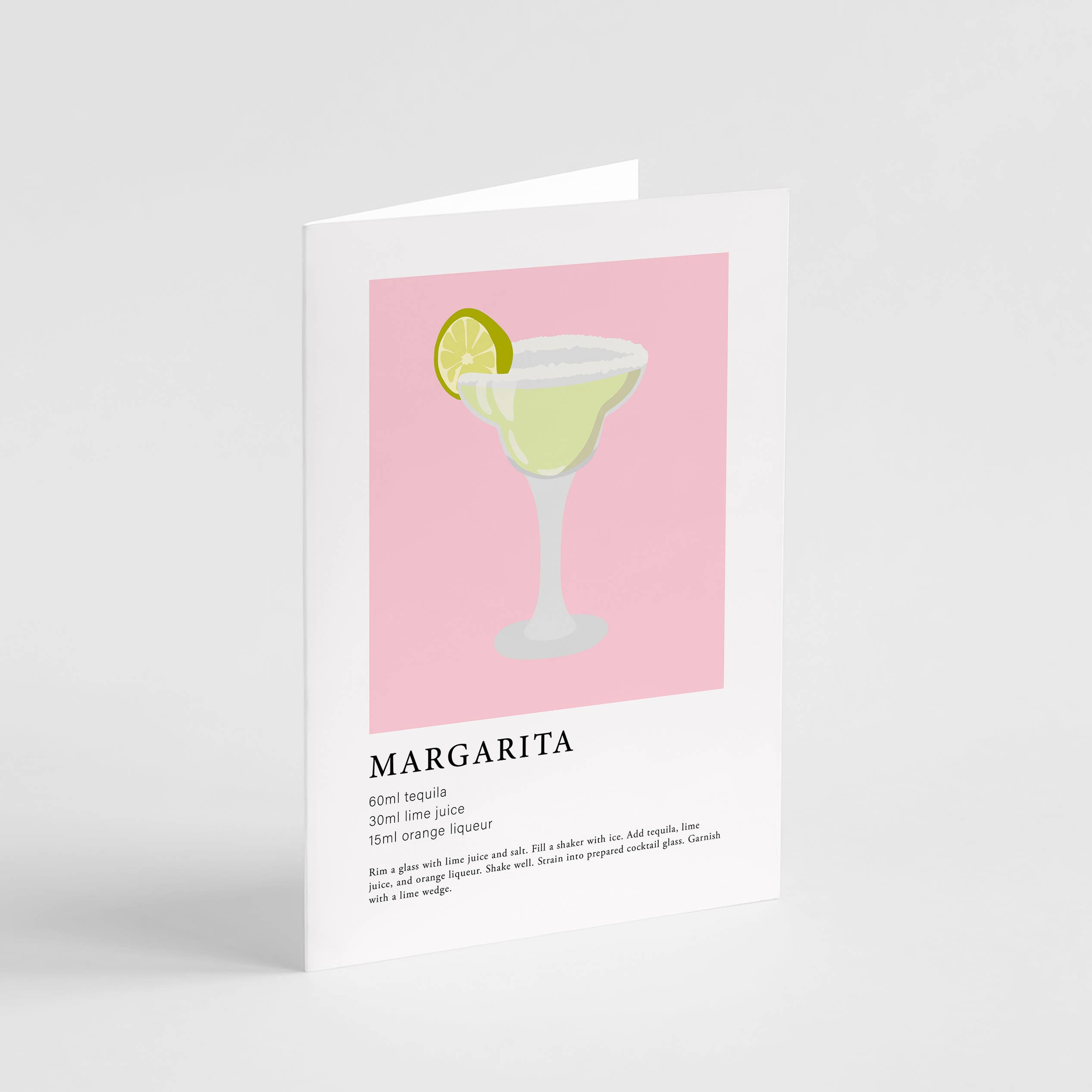 Popsy Press - Wholesale Everyday greeting card - Margarita Cocktail Greeting Card - Cute Happy Birthday Card1