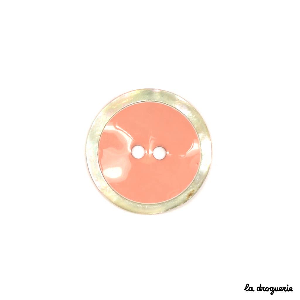 LA DROGUERIE - Wholesale Drukknoop/naaiknoop - Gepoederlakte Akoya knoop patrijspoort 14 mm8