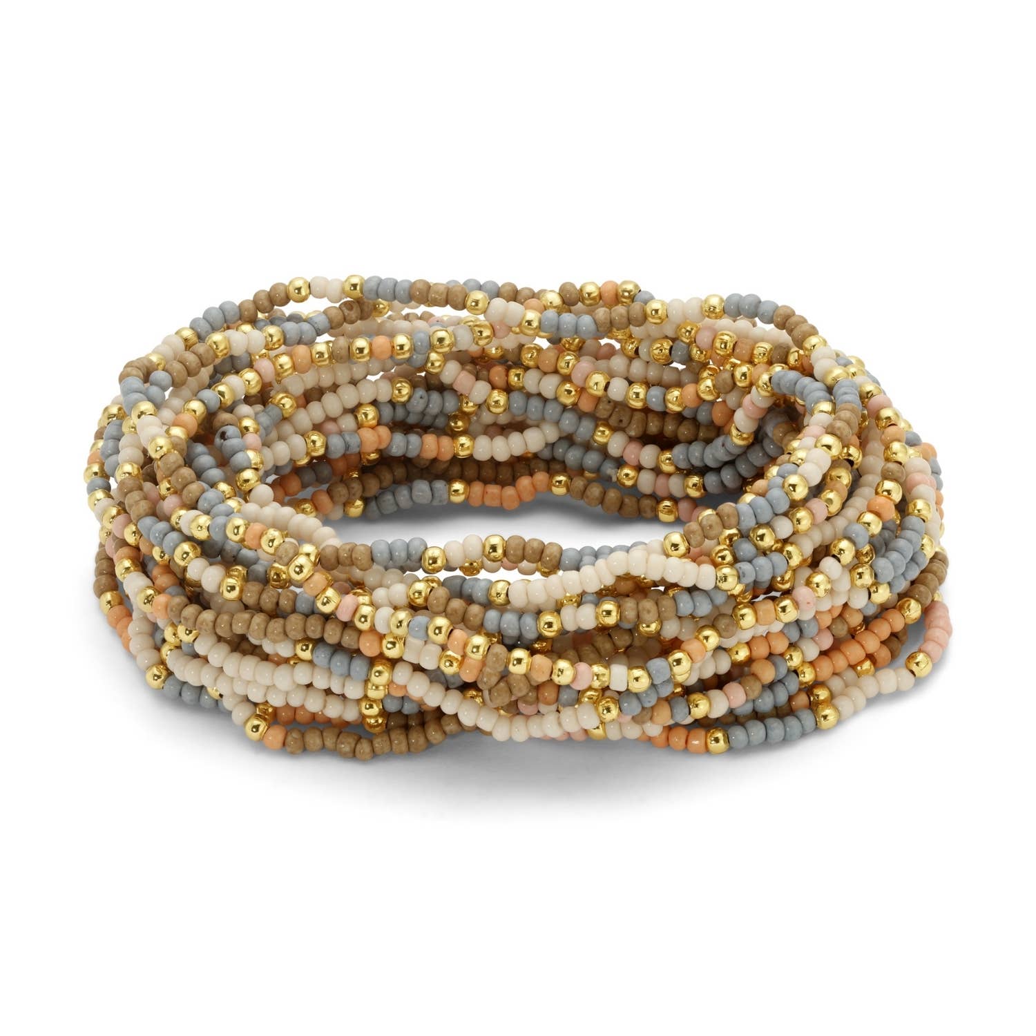 Splendid Iris - Wholesale Beaded Bracelet - Assorted 2mm Stretch Seed Bead Bracelets9