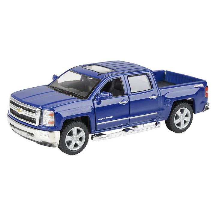 The Toy Network - Wholesale Toy Car/Truck - Kids - 5" Diecast Pull Back 2014 Chevy Silverado 12/Disp5
