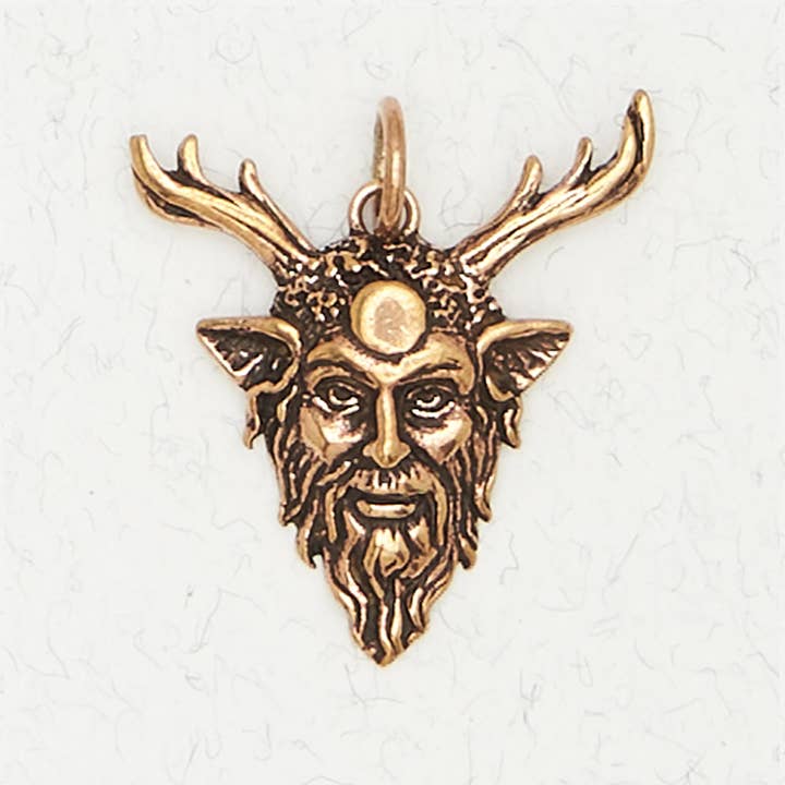 Nirvana - Wholesale Individual Charm/Pendant - Celtic Bronze Pendant Necklace - Cernunnos
