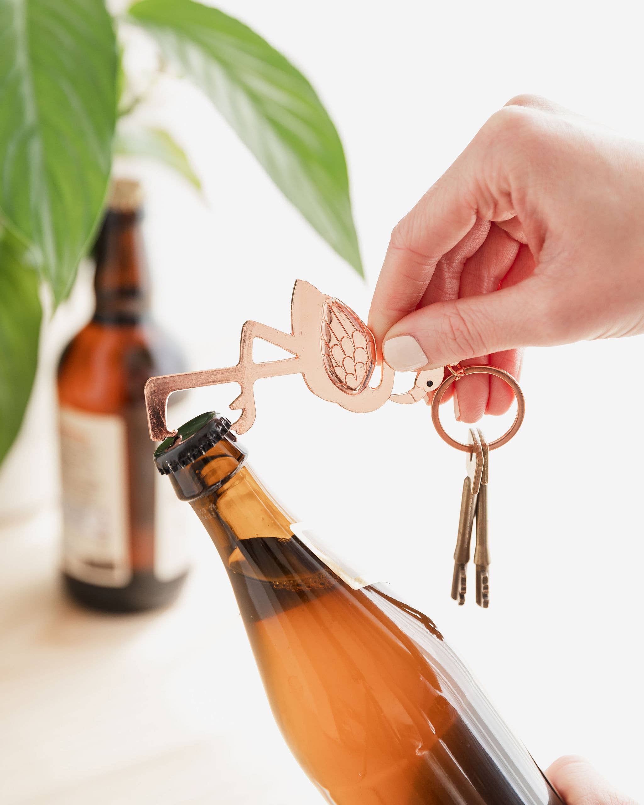 UBERSTAR - Wholesale Bottle/Wine Opener - Flamingo Keyring Bottle Opener1