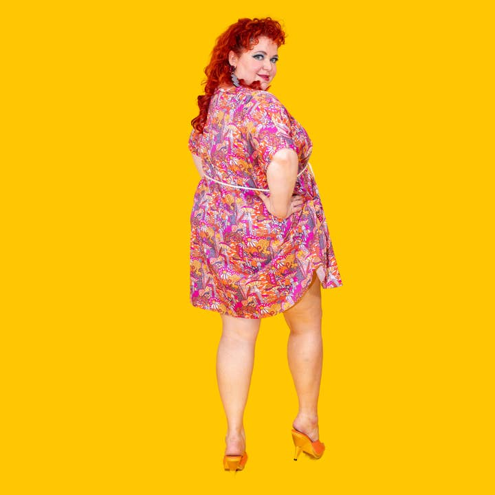 Blue Platypus - Wholesale Dress - Women's - Sunset Mushroom Mini Muumuu2