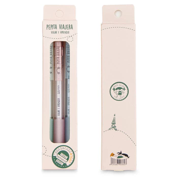 Pepita Viajera - Wholesale Pen - Pepita Viajera gel pen pack2