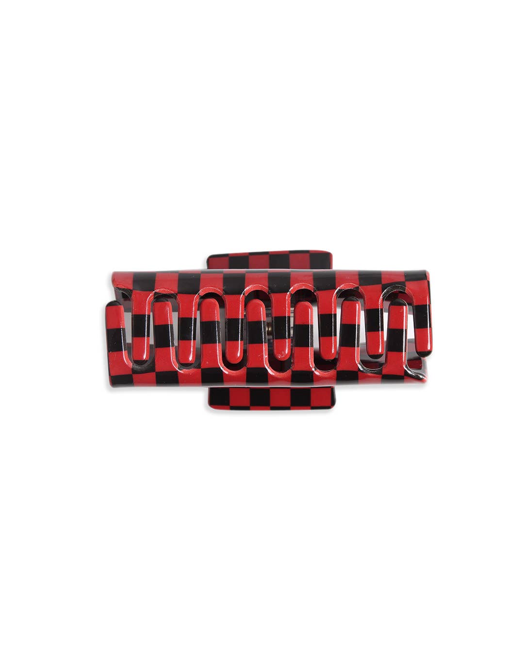 BANDED - Wholesale Hair Clip - Women's - Ohio State® Eco Checkered Block O - Logo Claw Clip3