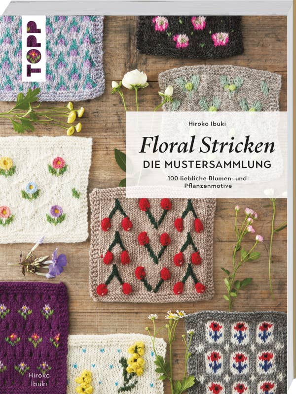 Tricot floral. La collection de motifs pour la vente par frechverlag TOPP & BusseSeewald
