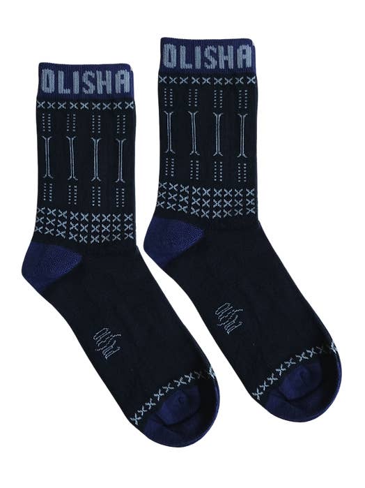 Olisha socks - Wholesale Socks - Unisex - Neo Blue - Organic Cotton Socks