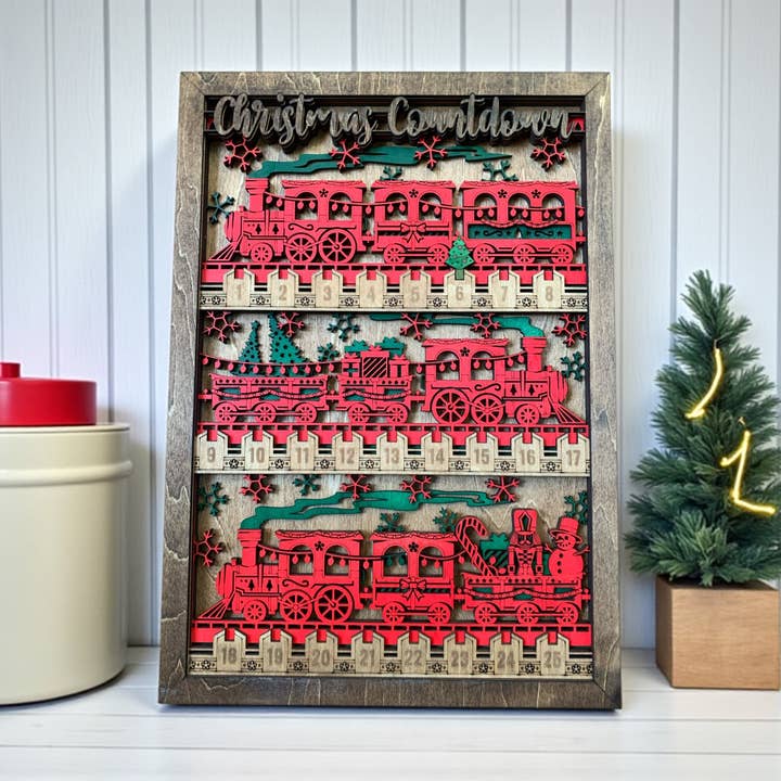 Christmas Countdown Heirloom Holiday Advent Calendar for wholesale by See You On The Trail