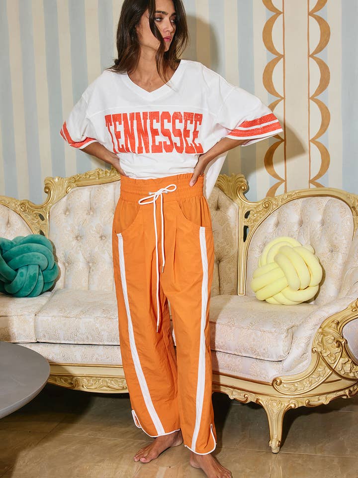 BUCKETLIST INC - Wholesale Pants - Women's - IP5540 Windbreaker Pants With Contrast Stripe33