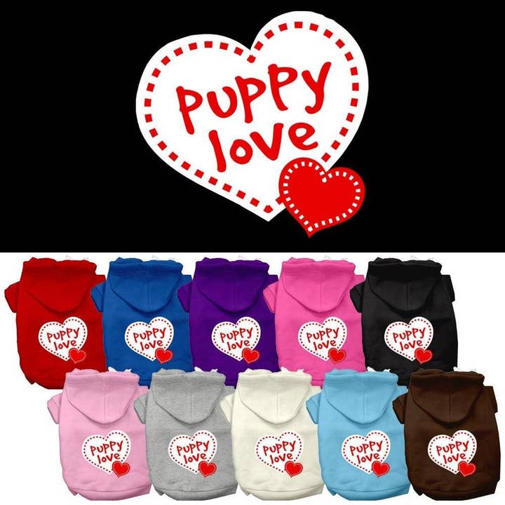 Pet Hoodie "Puppy Love" for wholesale by As You Wish Apparel