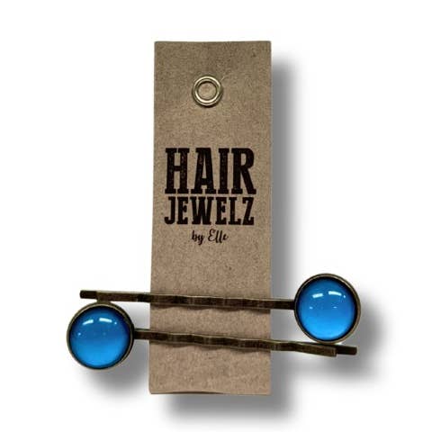 Colourclip Slide "Blue" for wholesale by Hairjewelz by Elle