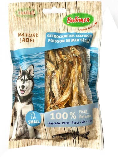 Bubimex - Wholesale Pet Treats - Dog - Nature Label - Dried Sea Fish 100g0