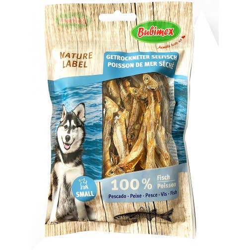 Bubimex - Wholesale Pet Treats - Dog - Nature Label - Dried Sea Fish 100g