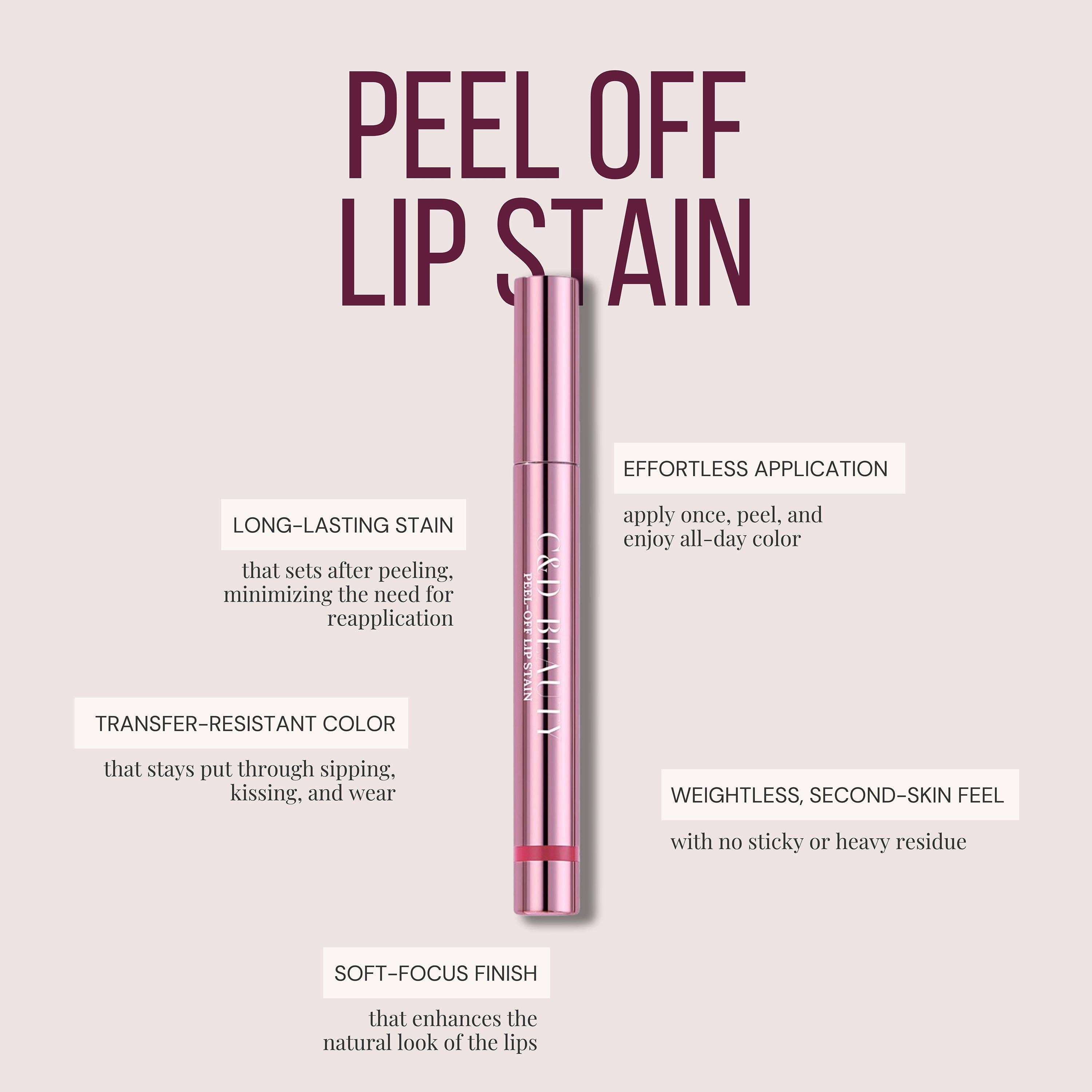 C&D Beauty LLC. - Wholesale Lip Stain/Dye/Tint - Peel Off Lip Stain4