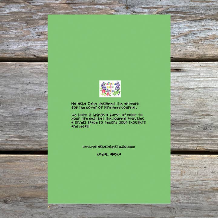 Natasha Zahn Studio - Wholesale Sketchbook/Sketchpad - Fireweed Sketch Journal2