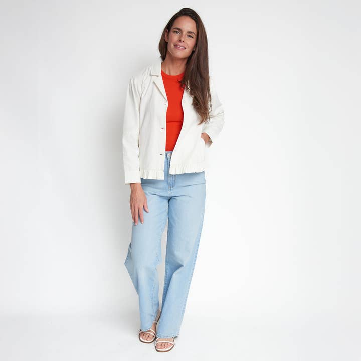 Howard's - Wholesale Jacket - Women's - Billie Lightweight Button Up Cotton Twill Jacket4