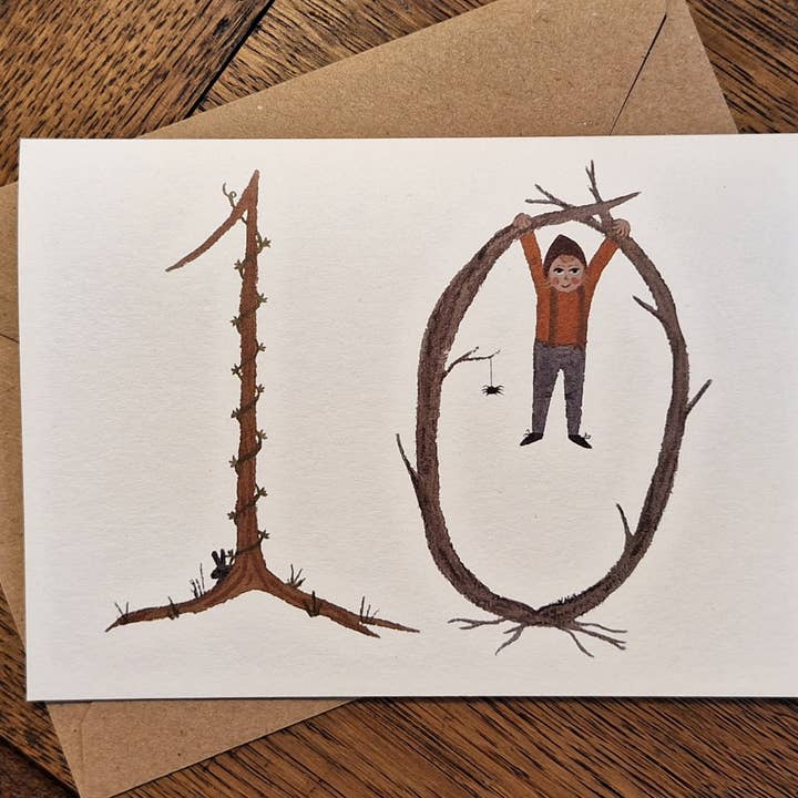 LYDIAMAE - Wholesale Birthday Card - Age cards 6 7 8 9 104