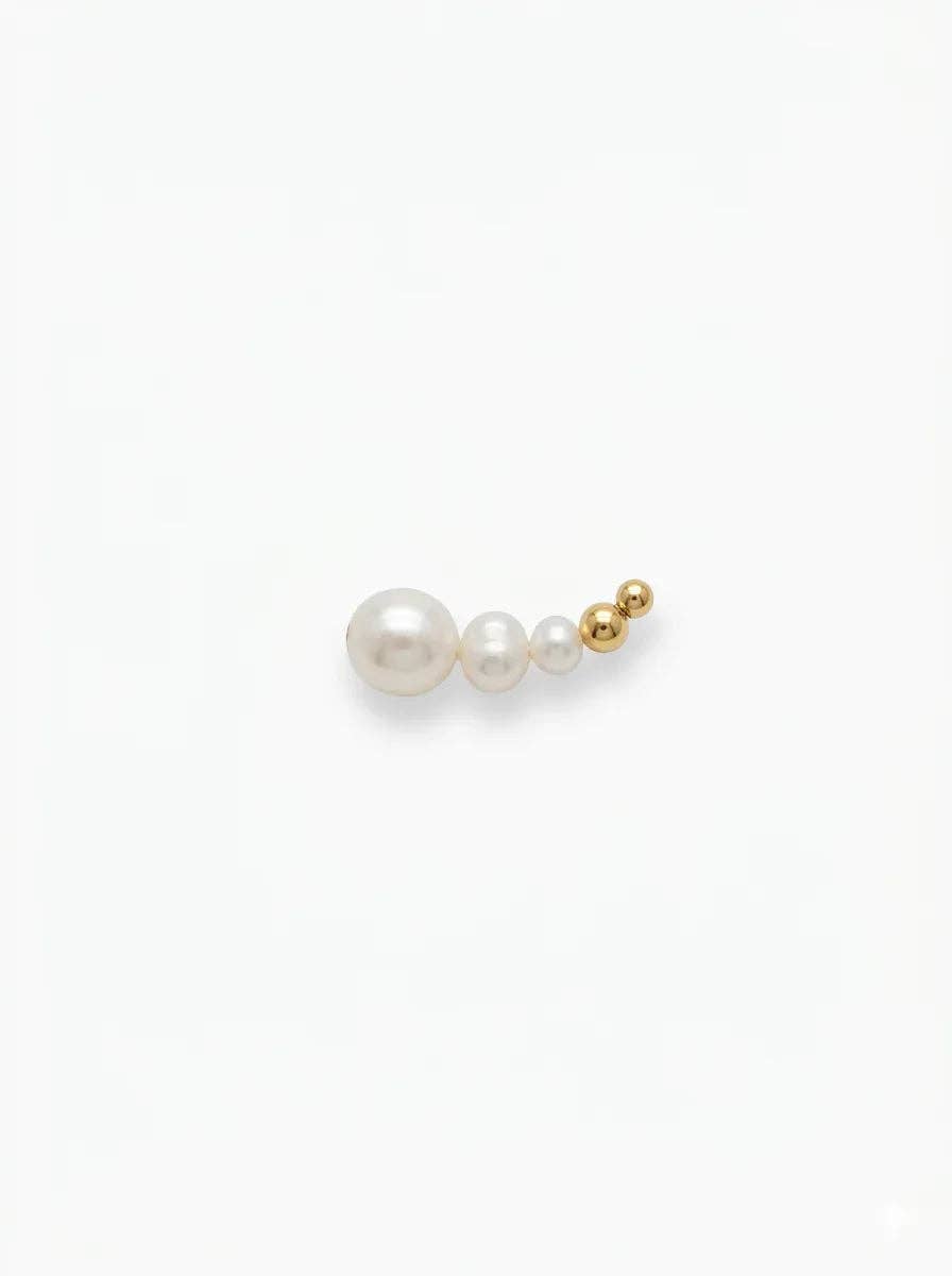 LA MAISON GISEL B. - Wholesale Single Earring - Boucle d'oreille grimpante perles Flora0