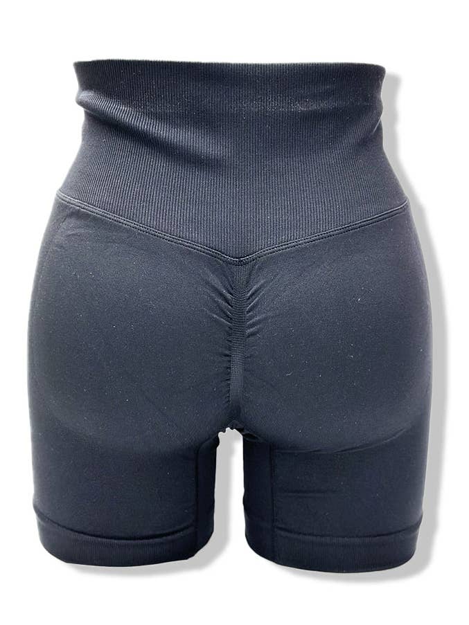 Wrinkled Buttocks Cycling Shorts/ P49004 for wholesale by Belle Com'Elle