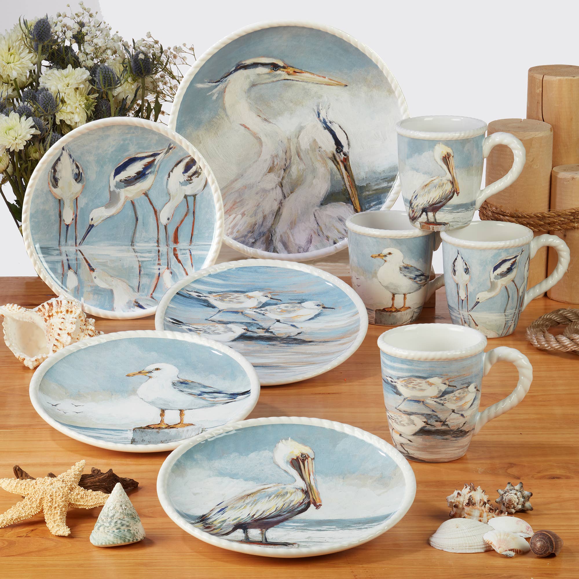 Certified International - Wholesale Dinner Plate - Shorebirds Dinner Plate 11in1