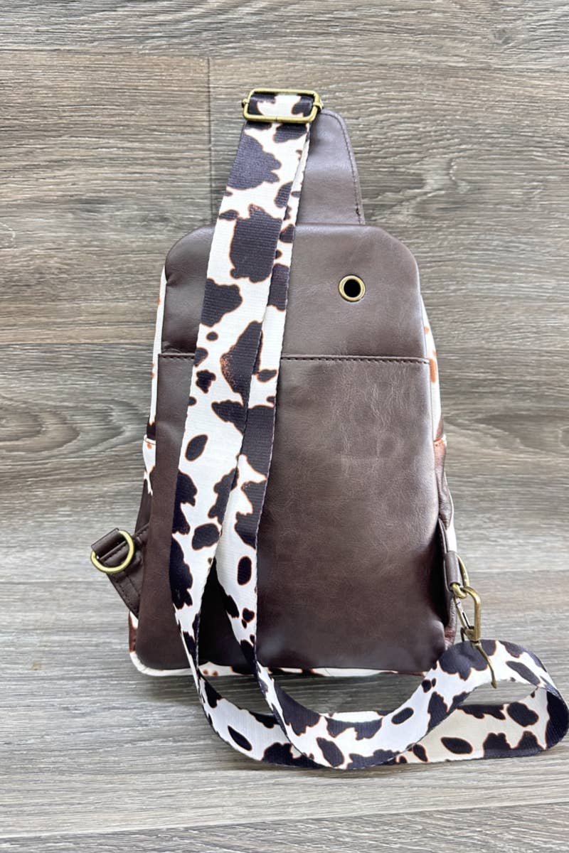 DESHENG ENTERPRISE - Venta al por mayor Bandolera - Mujer - BOLSO BANDOLERA ESTAMPADO DE VACA2