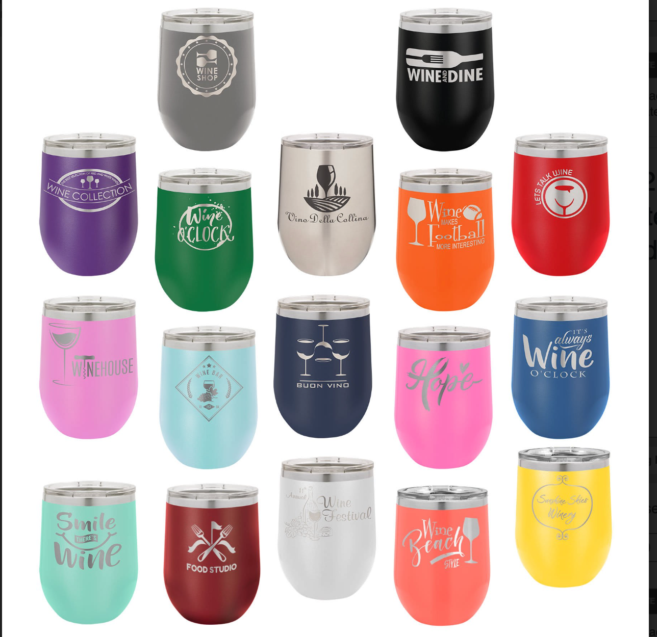 Acential Drinkware - Vente Gourde/bouteille isotherme - Les vraies femmes au foyer de votre ville Wine11