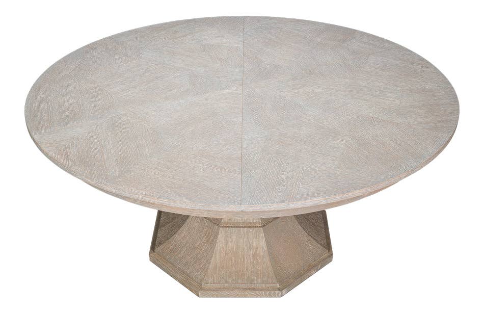 LOOMLAN - Wholesale Side Table - Giselle Jupe Extendable Wooden Dining Table5