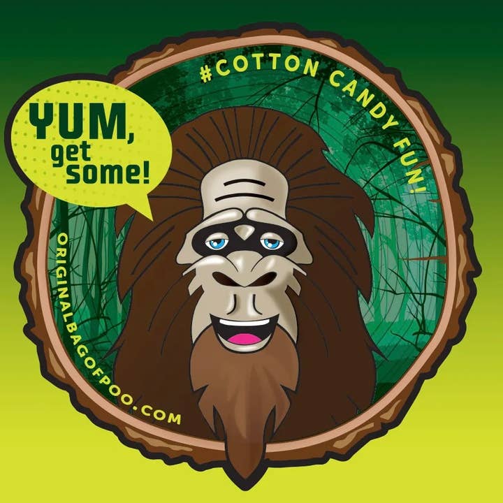 "The Original Bag of Poo"® - Wholesale Cotton Candy - The Original Bag of Poo (Sasquatch Poo)