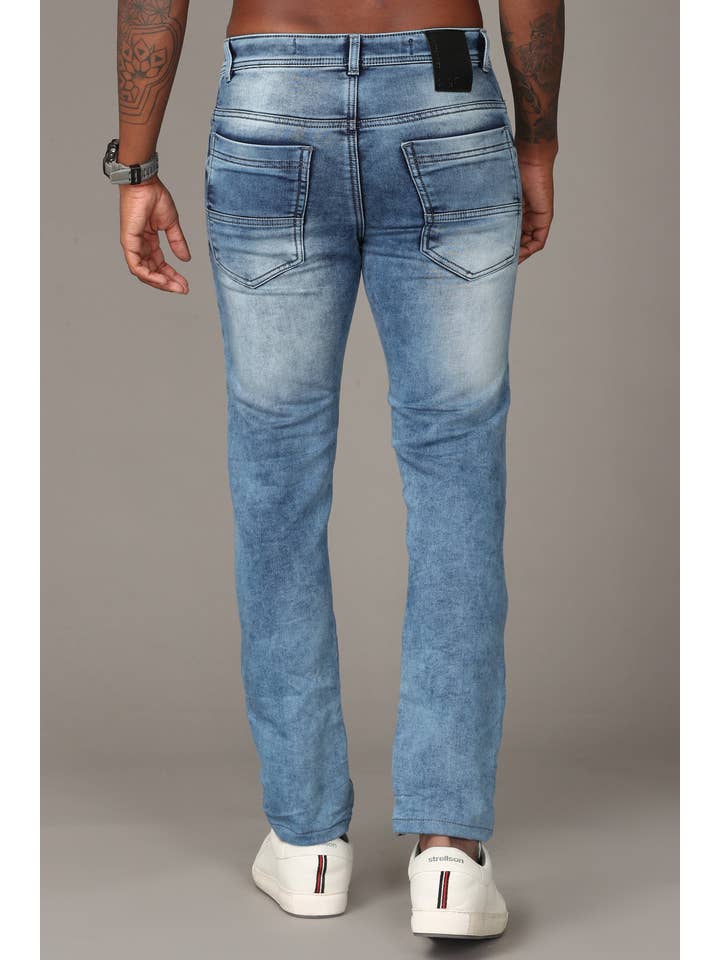 KEF CLOTHING – wholesale Jeans – Men’s – Blue with Light Fade Jeans2