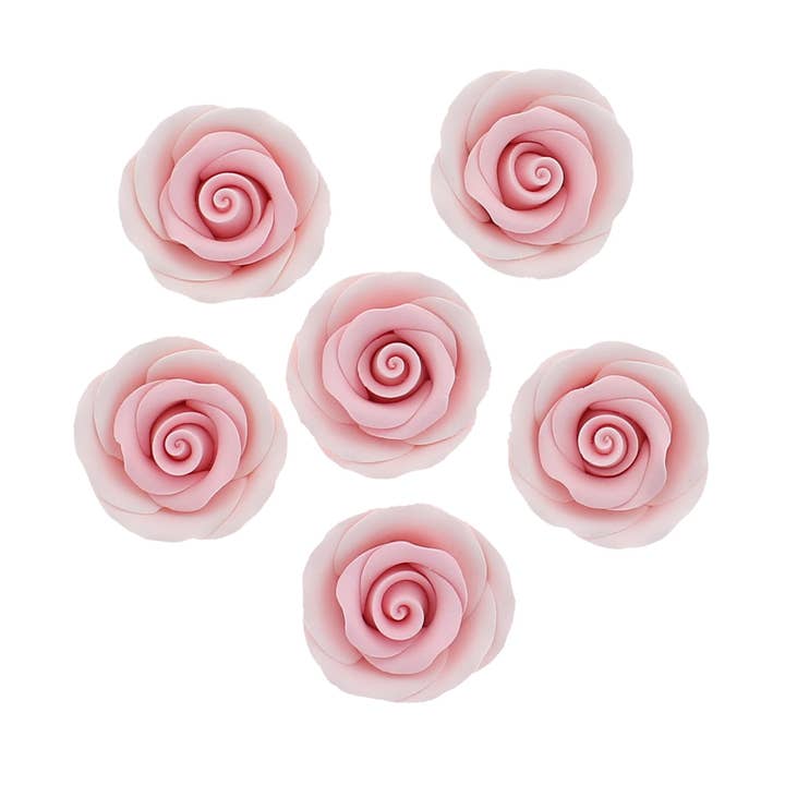Premium Roses for Decorating Cakes and Cupcakes, by Global Sugar Art, Medium, Lavender Pink Yellow Peach for wholesale by Global Sugar Art