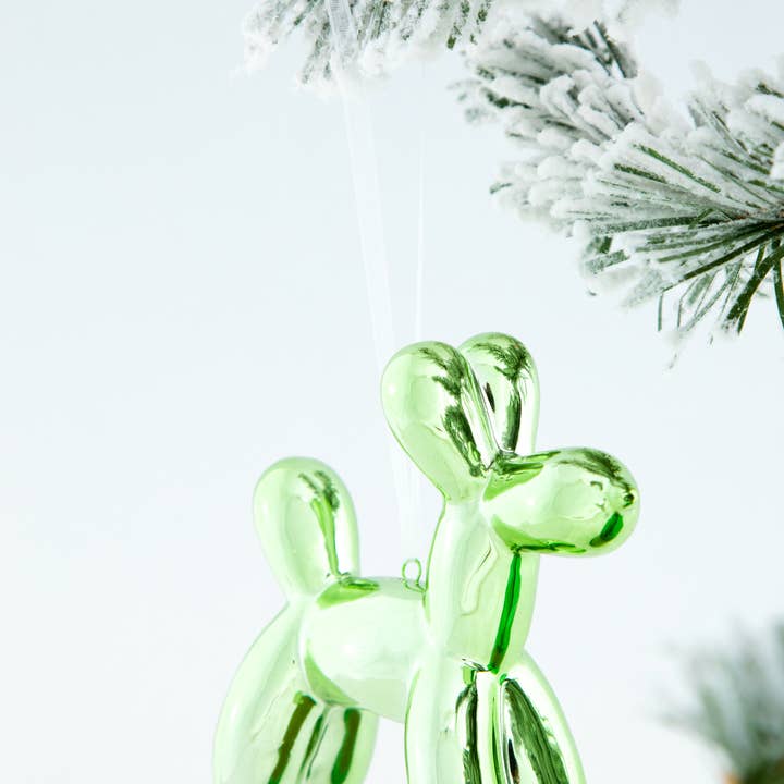 Interior Illusions Plus - Vendita all'ingrosso Set di decorazioni - Decorazioni natalizie in ceramica per cani, alte 9,5 cm (confezione da 6)7