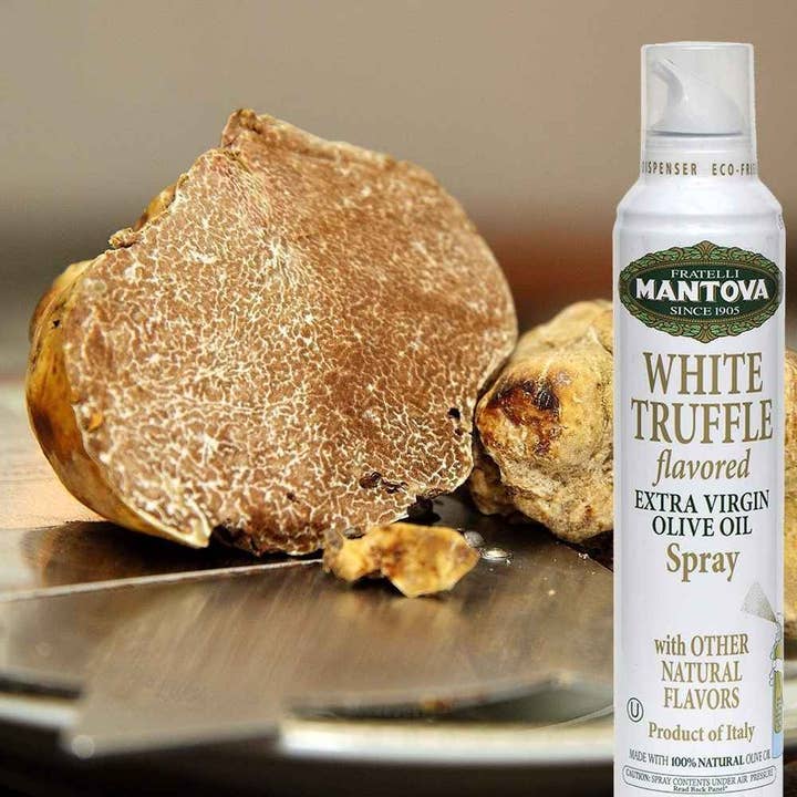 Fine Italian Food - Wholesale Olive Oil - Mantova White Truffle Extra Virgin Olive Oil Spray, 6 oz.