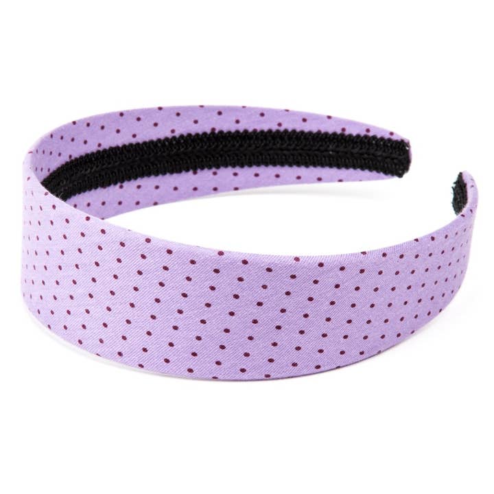 Classic Wide Polka-dot Headband for Girls for wholesale by Peppercorn Kids
