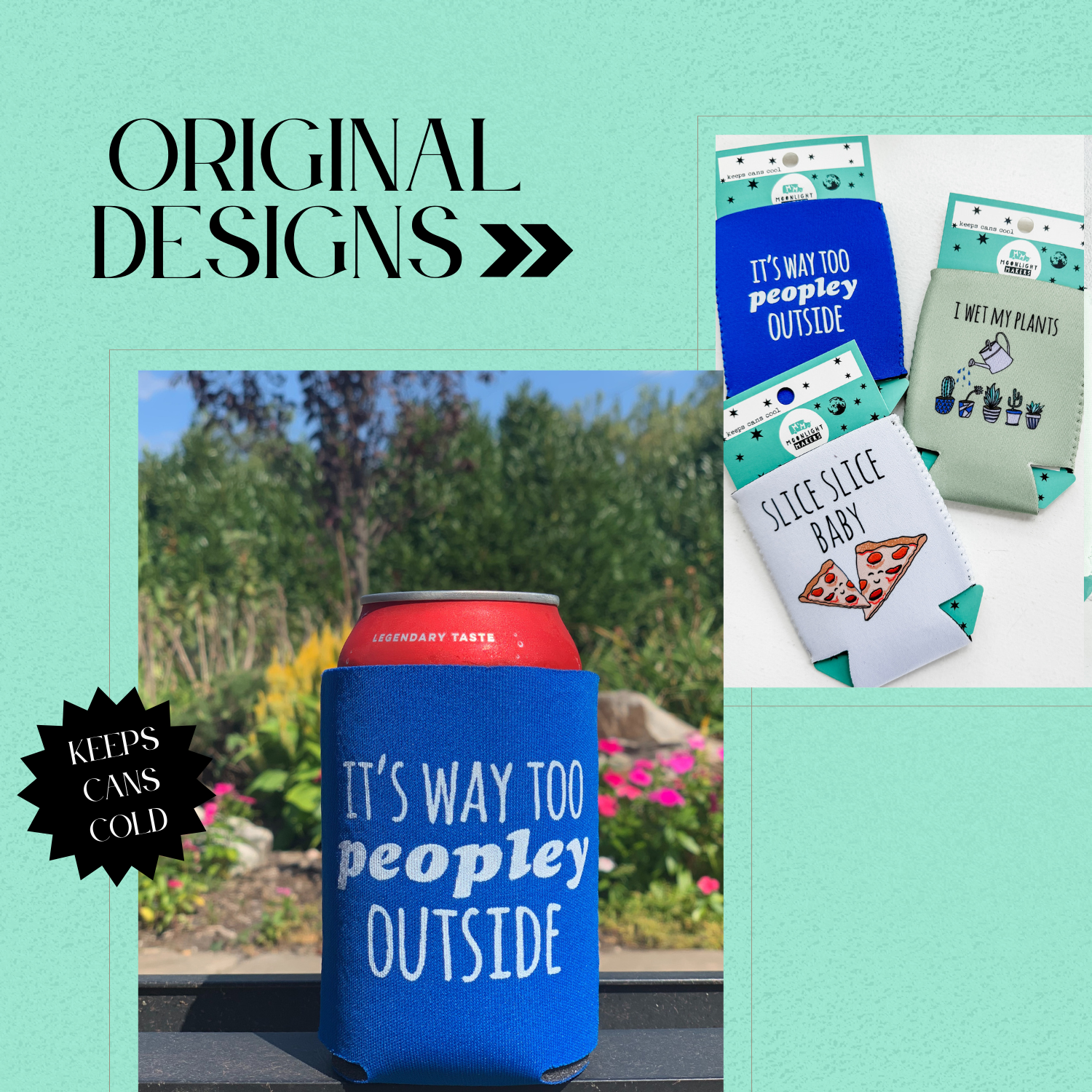 Moonlight Makers - Wholesale Drink Huggers & Koozies - Don't Stop Believing - Funny Koozies - Bigfoot, Sasquatch7