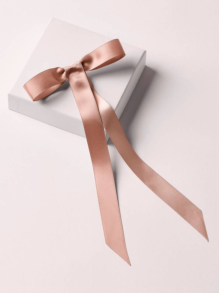 Crochet de queue de cheval avec ruban en satin glissant. pour la vente par The Hair Edit