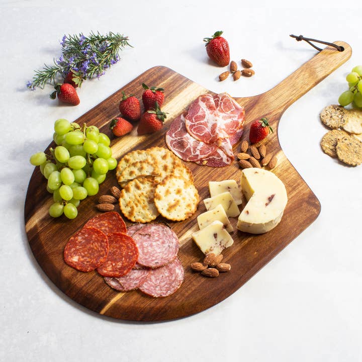 Totally Bamboo - Wholesale Pizza Board - Rock & Branch® Acacia Wood Pizza Peel