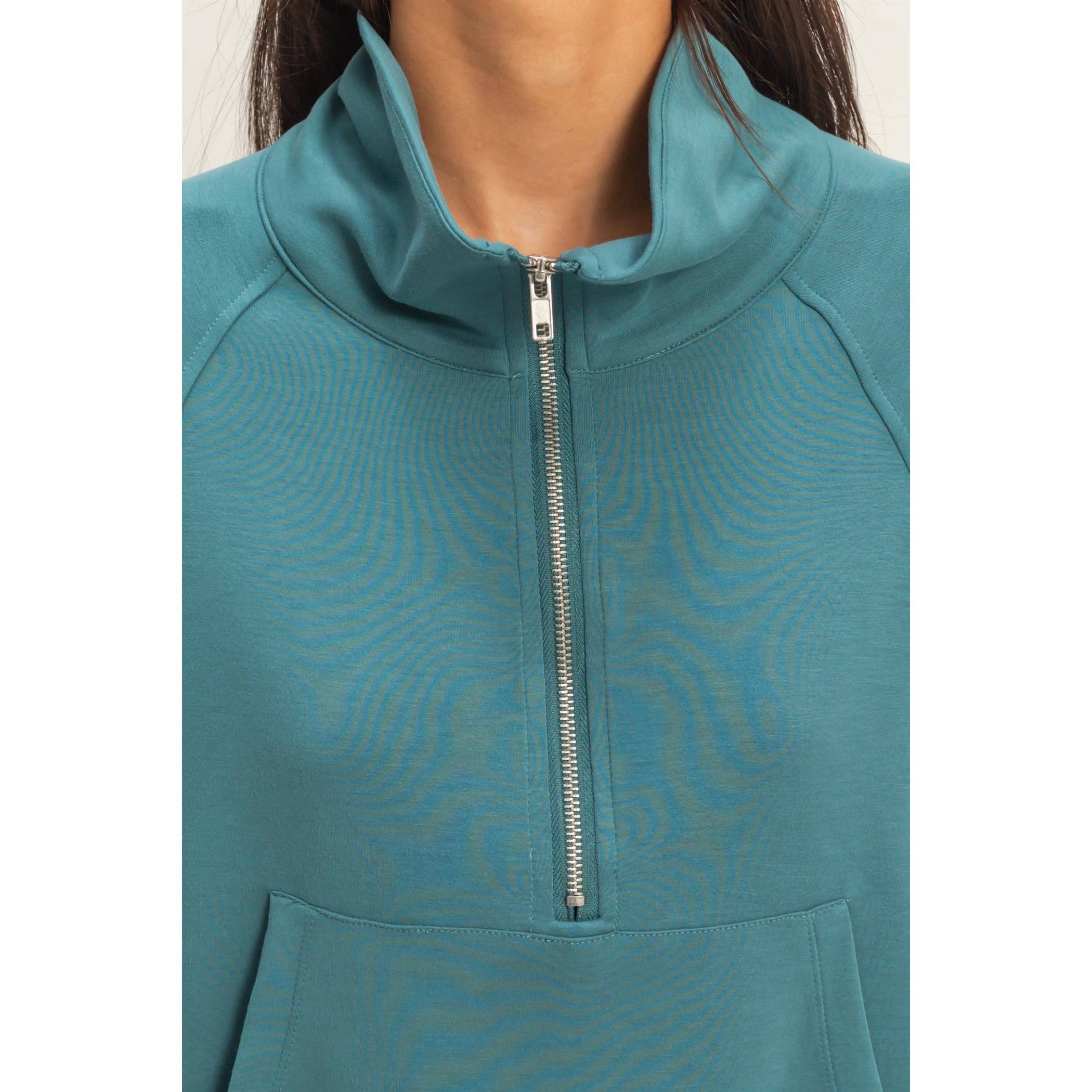 HYFVE - Wholesale Sweatshirt - Women's - Half-Zip Collar Pullover29