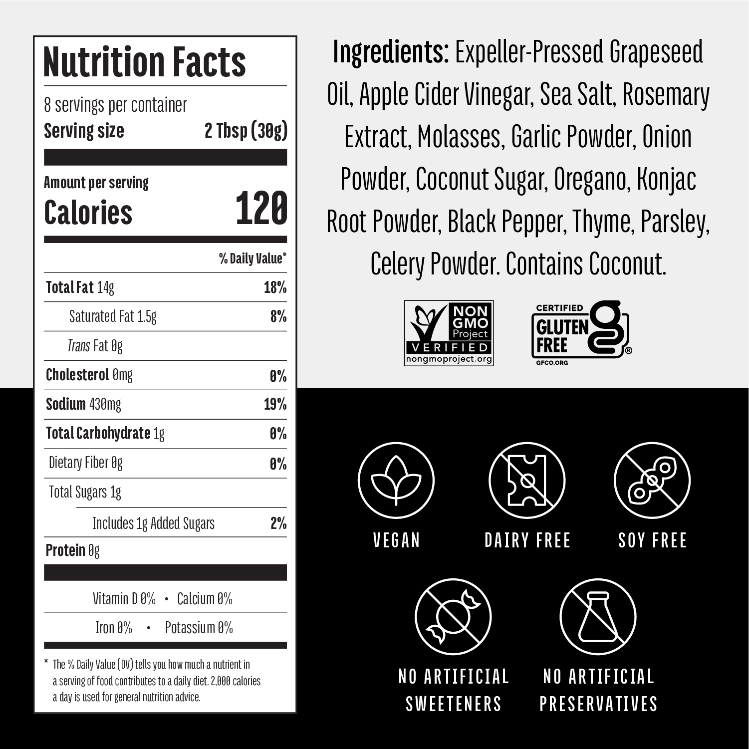 MNMLST - Wholesale Salad Dressing - Italian Dressing1