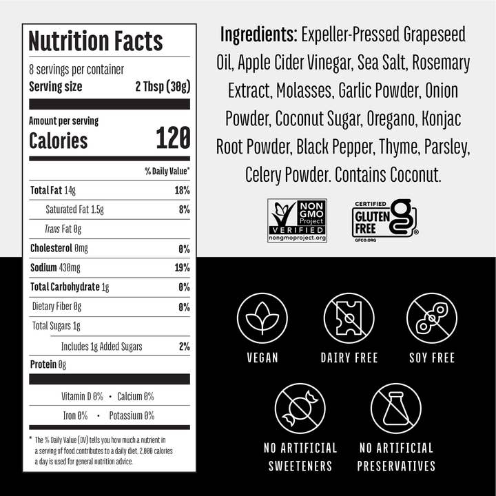 MNMLST - Wholesale Salad Dressing - Italian Dressing1