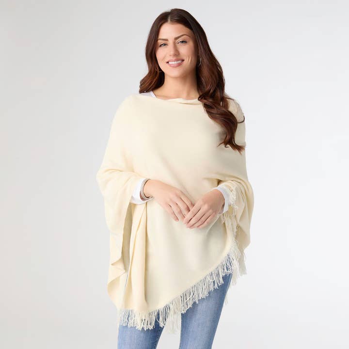 COCO + CARMEN - Wholesale Poncho - Women's - Lightweight Ponchos with Fringe13