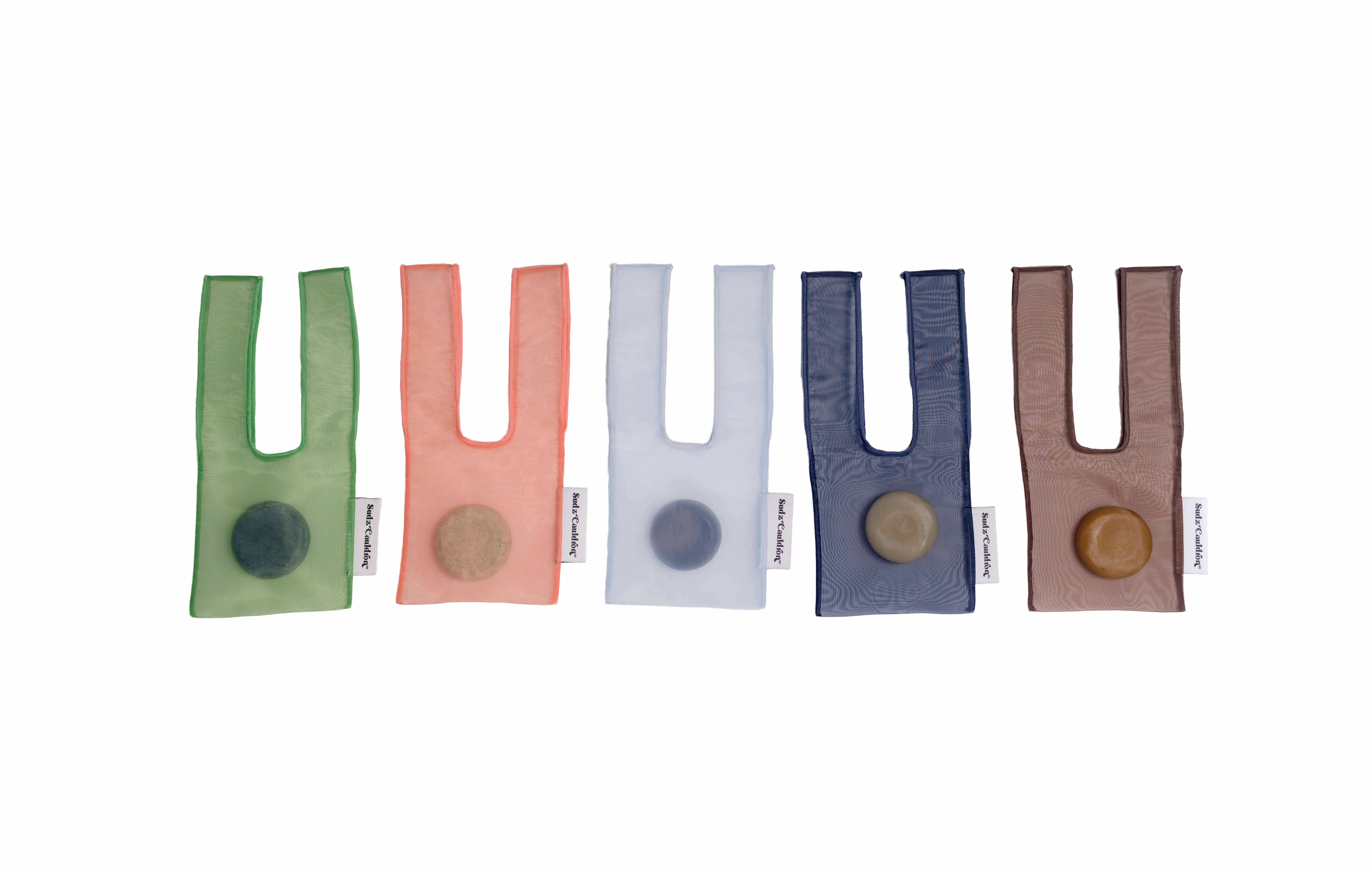 Sudz Cauldron - Wholesale Soap Pouch/Sack/Bag - Shampoo Bar Saver Bag with Easy Grip Handles | Soap Pouch3